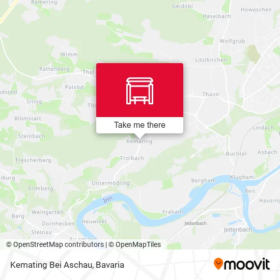Карта Kemating Bei Aschau