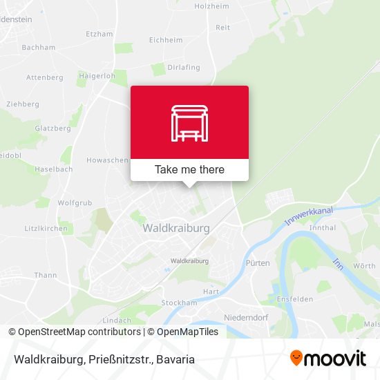Waldkraiburg, Prießnitzstr. map