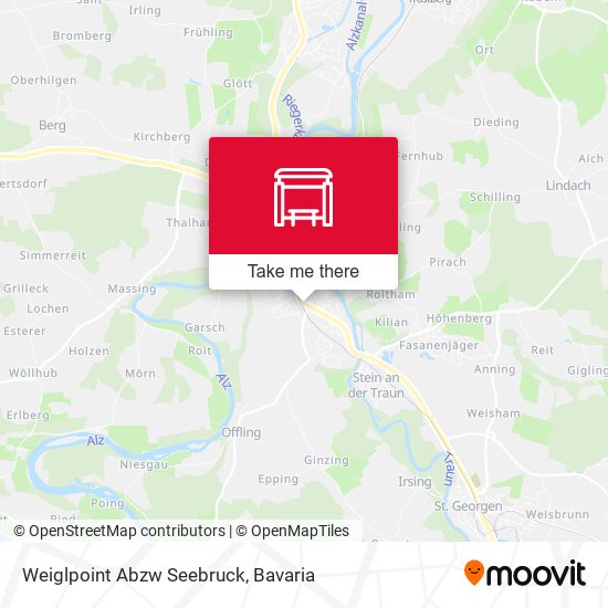 Карта Weiglpoint Abzw Seebruck