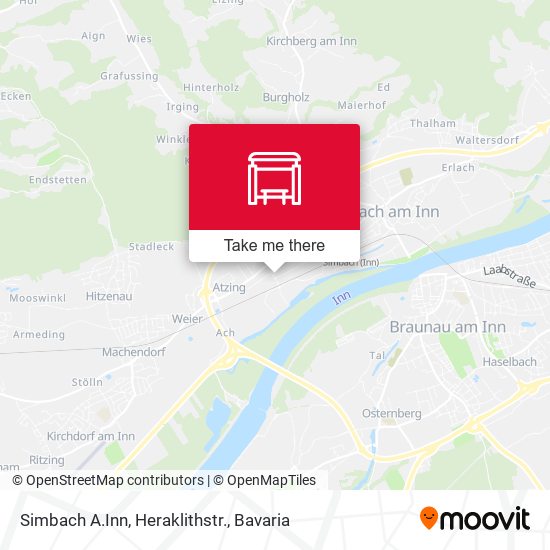 Simbach A.Inn, Heraklithstr. map