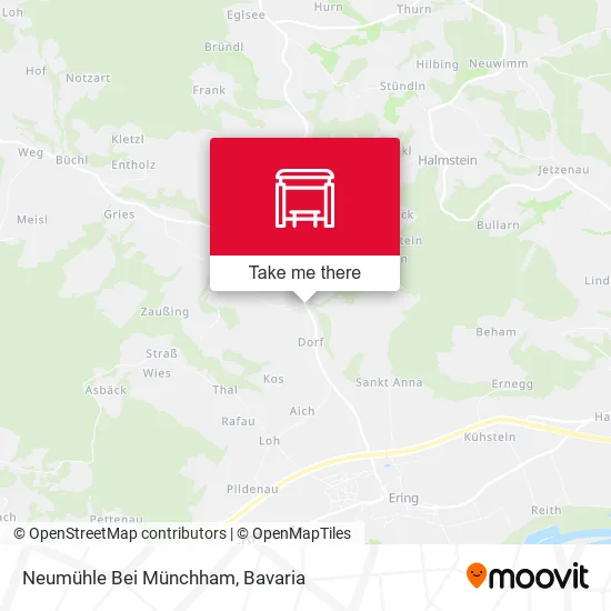 Карта Neumühle Bei Münchham