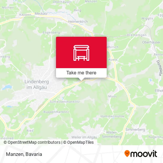 Карта Manzen