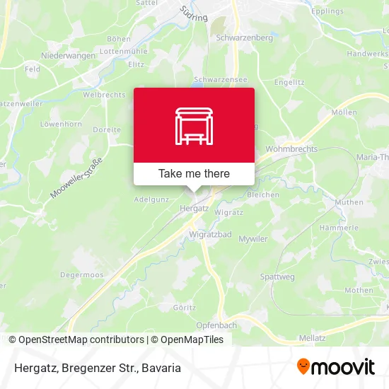 Карта Hergatz, Bregenzer Str.
