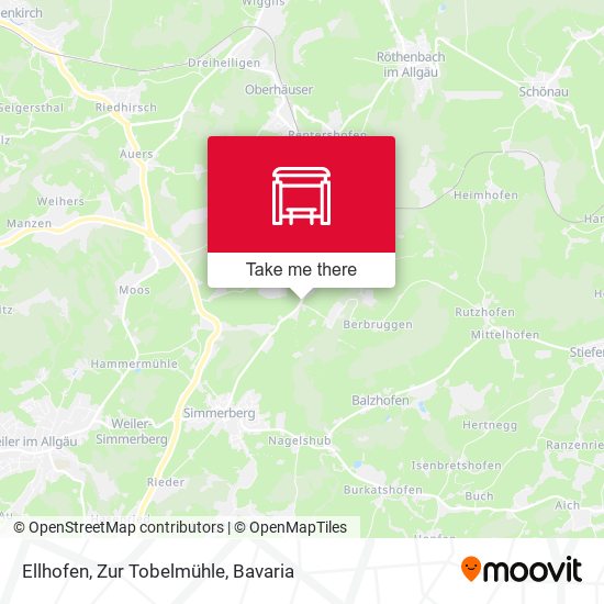 Ellhofen, Zur Tobelmühle map