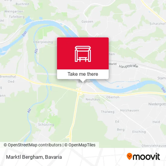 Карта Marktl Bergham