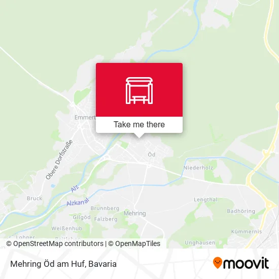 Карта Mehring Öd am Huf