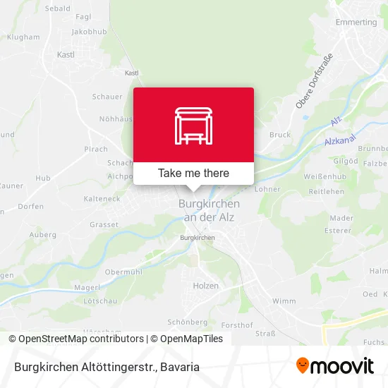 Карта Burgkirchen Altöttingerstr.