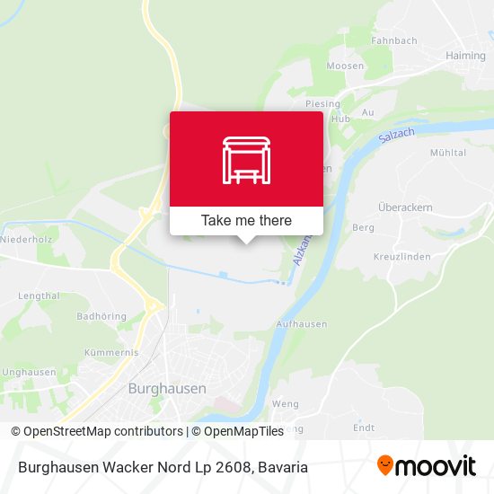 Burghausen Wacker Nord Lp 2608 map