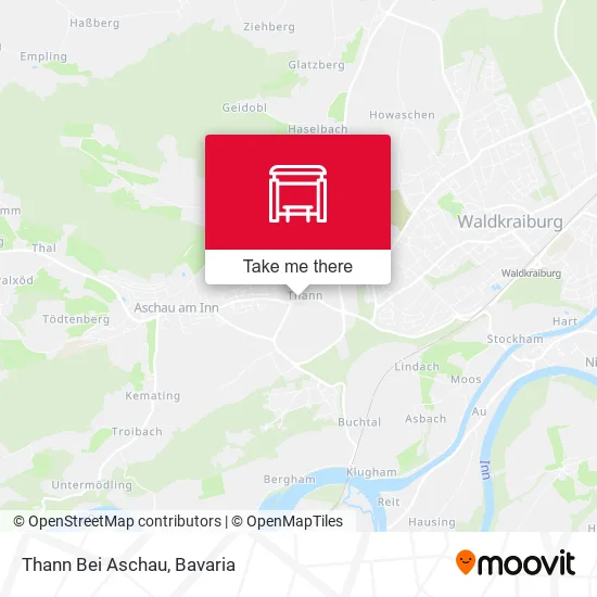Карта Thann Bei Aschau