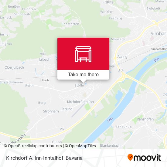 Kirchdorf A. Inn-Inntalhof map
