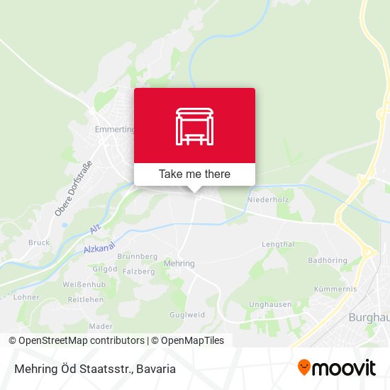 Mehring Öd Staatsstr. map