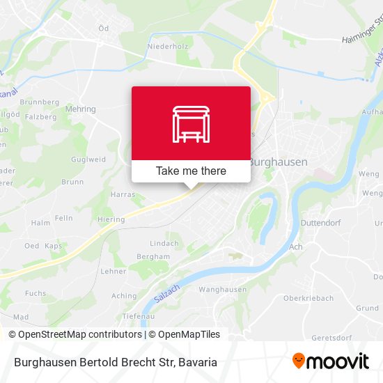 Карта Burghausen Bertold Brecht Str