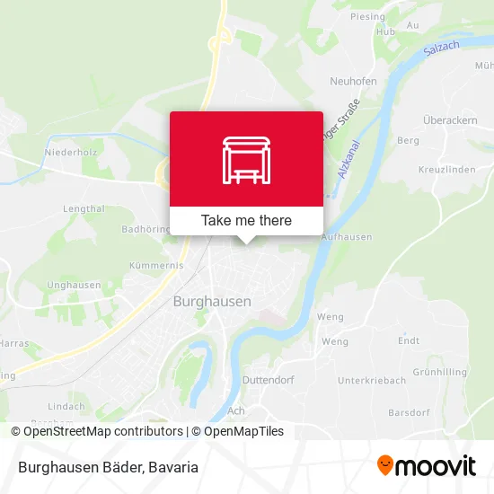Карта Burghausen Bäder