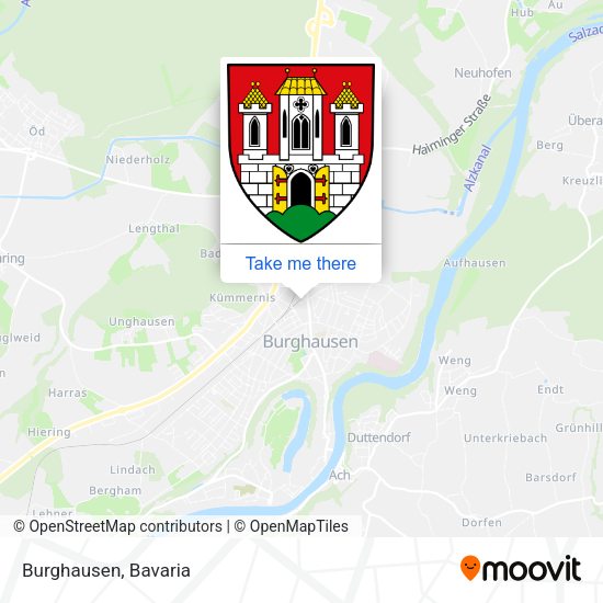 Burghausen map