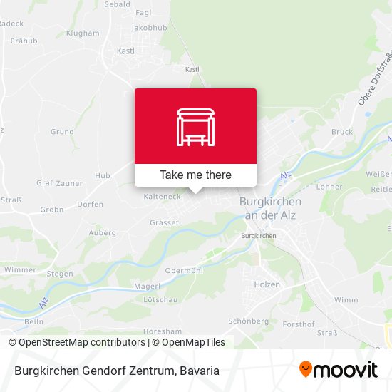 Burgkirchen Gendorf Zentrum map