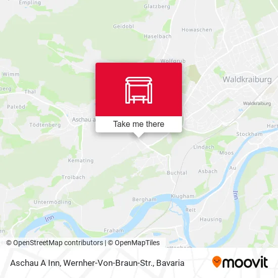 Карта Aschau A Inn, Wernher-Von-Braun-Str.