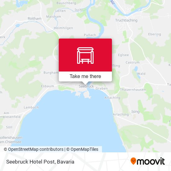 Seebruck Hotel Post map