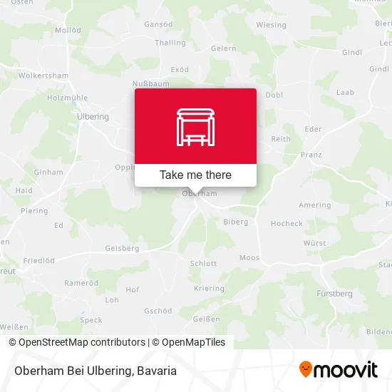 Карта Oberham Bei Ulbering