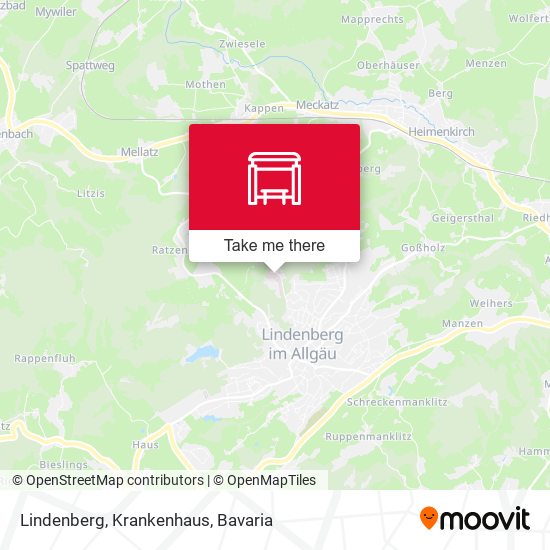 Lindenberg, Krankenhaus map