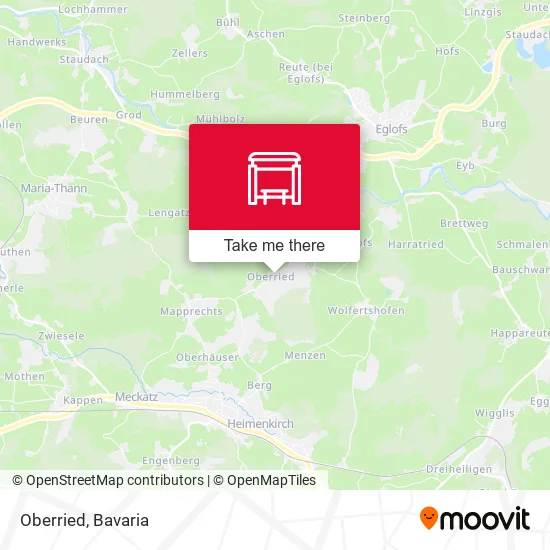 Карта Oberried