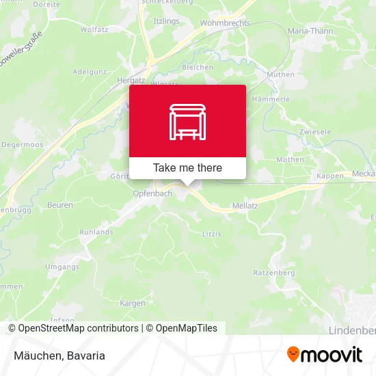 Карта Mäuchen