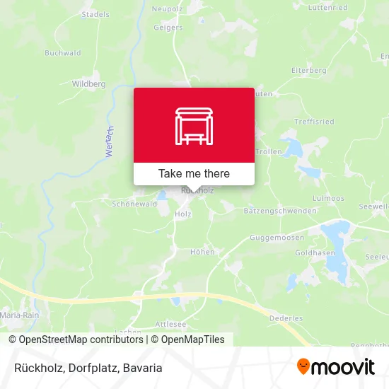 Rückholz, Dorfplatz map