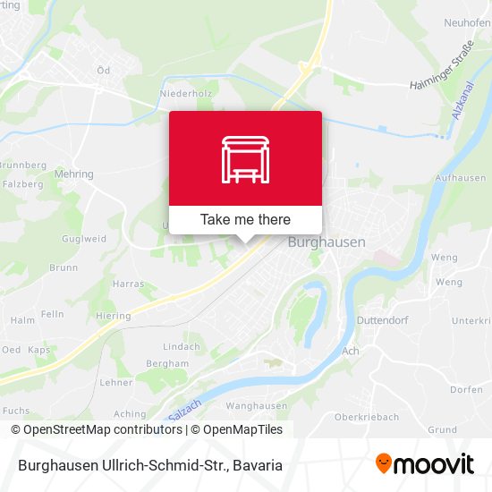 Burghausen Ullrich-Schmid-Str. map