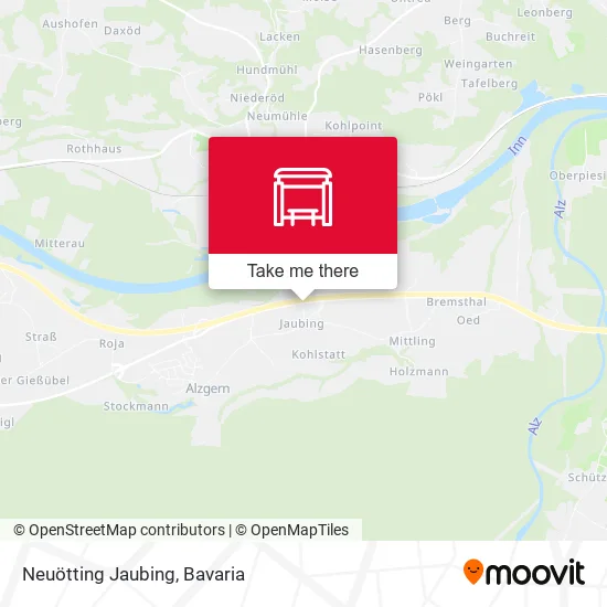 Карта Neuötting Jaubing