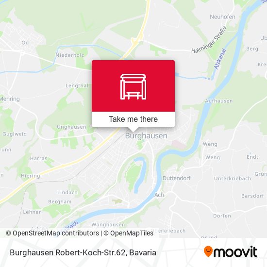 Burghausen Robert-Koch-Str.62 map