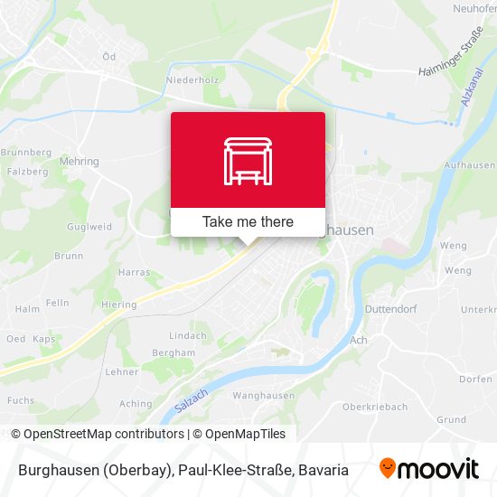 Burghausen (Oberbay), Paul-Klee-Straße map
