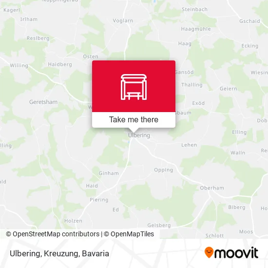 Карта Ulbering, Kreuzung