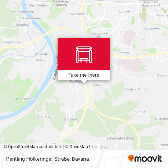 Pentling Hölkeringer Straße map