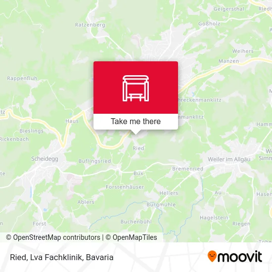 Ried, Lva Fachklinik map