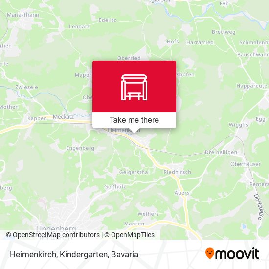 Heimenkirch, Kindergarten map