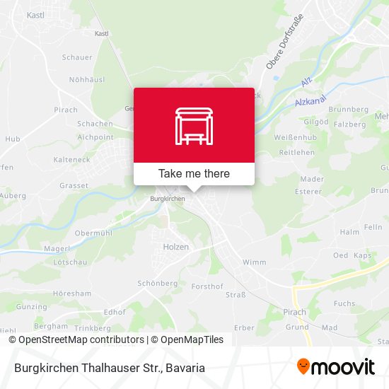 Burgkirchen Thalhauser Str. map