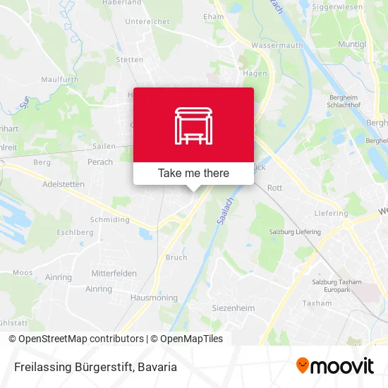 Карта Freilassing Bürgerstift