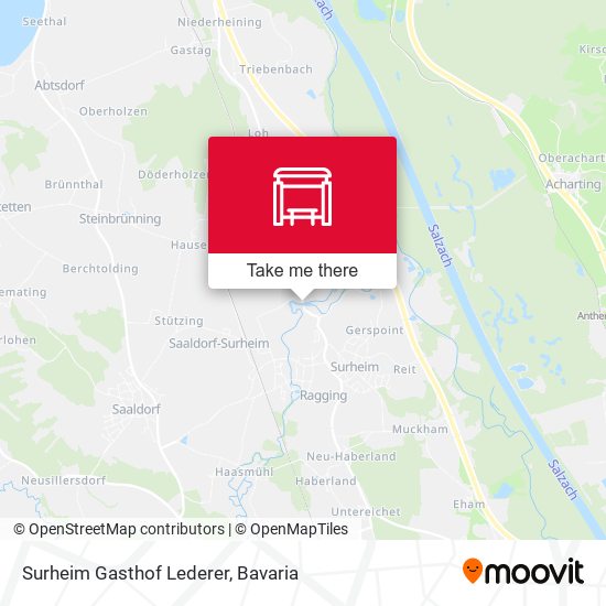 Surheim Gasthof Lederer map