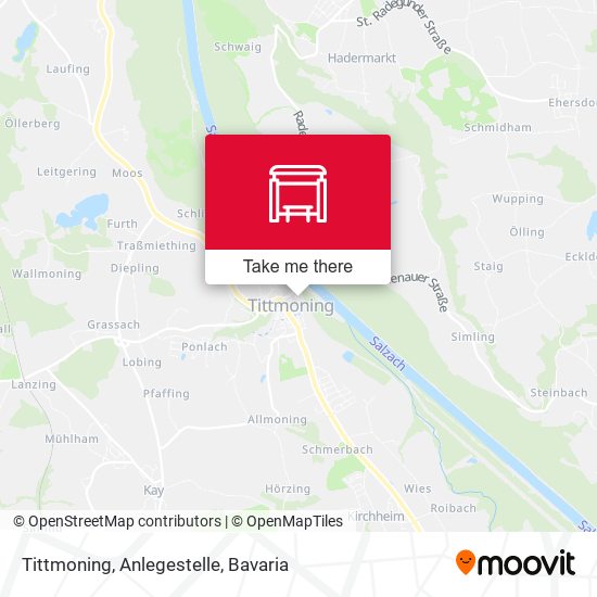 Tittmoning, Anlegestelle map
