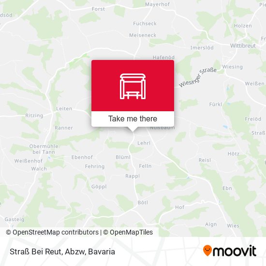 Straß Bei Reut, Abzw map