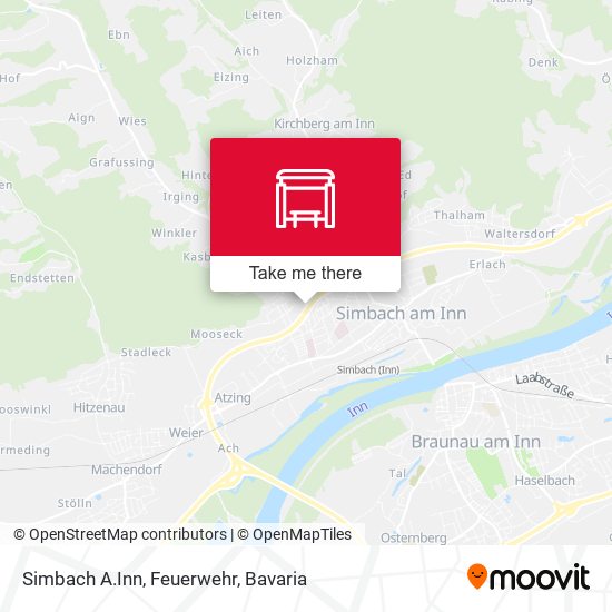 Simbach A.Inn, Feuerwehr map