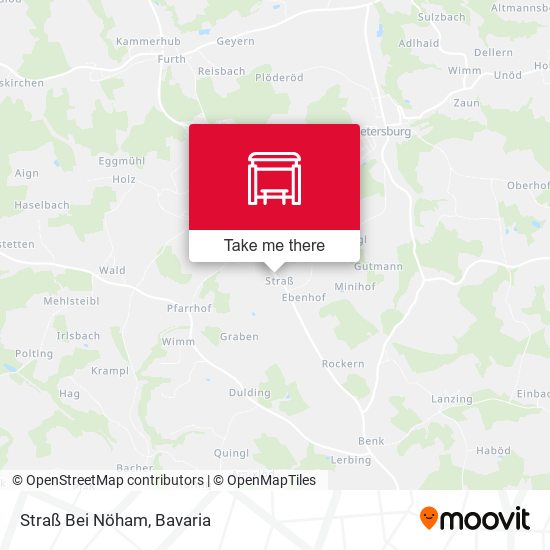Straß Bei Nöham map