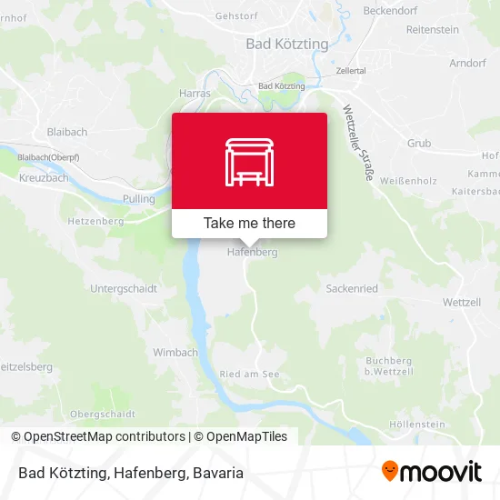 Карта Bad Kötzting, Hafenberg