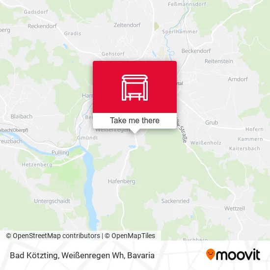 Карта Bad Kötzting, Weißenregen Wh