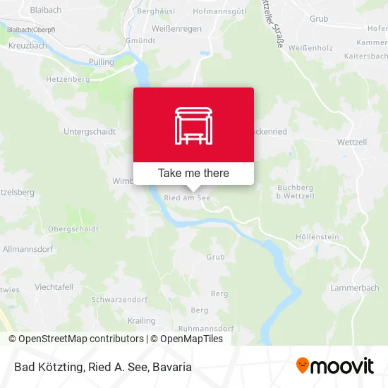 Карта Bad Kötzting, Ried A. See