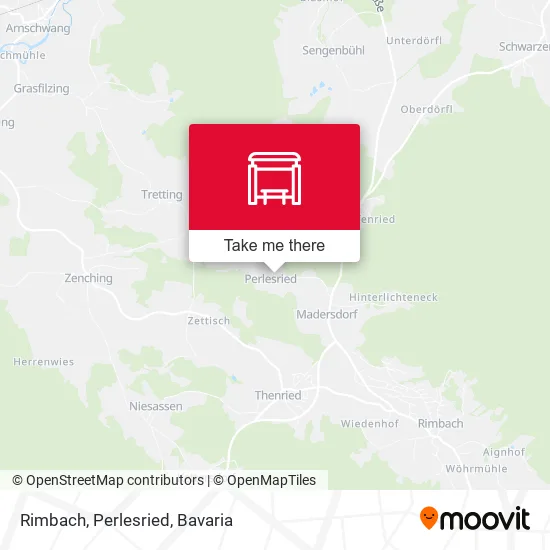 Карта Rimbach, Perlesried