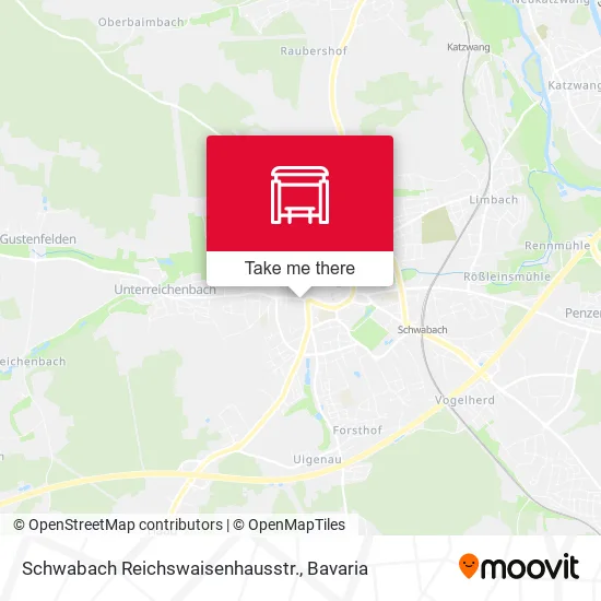 Карта Schwabach Reichswaisenhausstr.