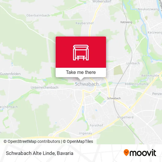 Карта Schwabach Alte Linde