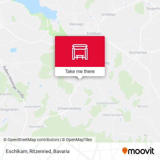 Карта Eschlkam, Ritzenried