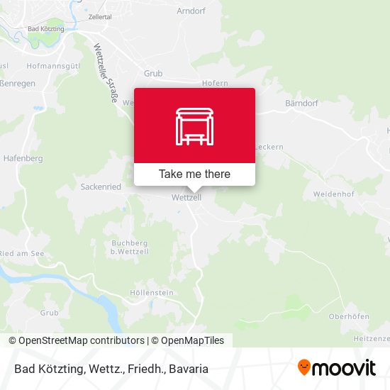 Bad Kötzting, Wettz., Friedh. map