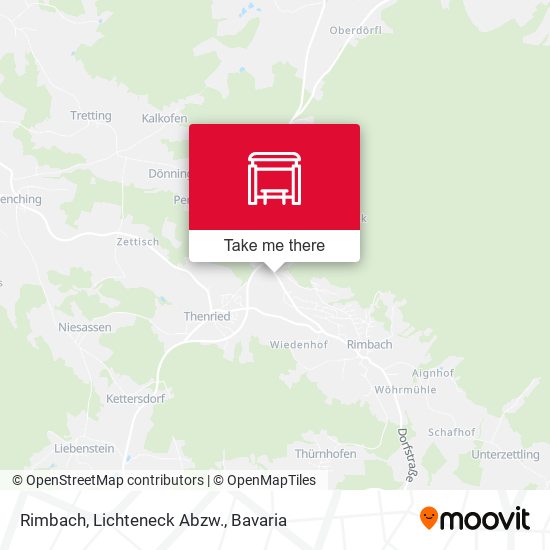 Rimbach,  Lichteneck Abzw. map